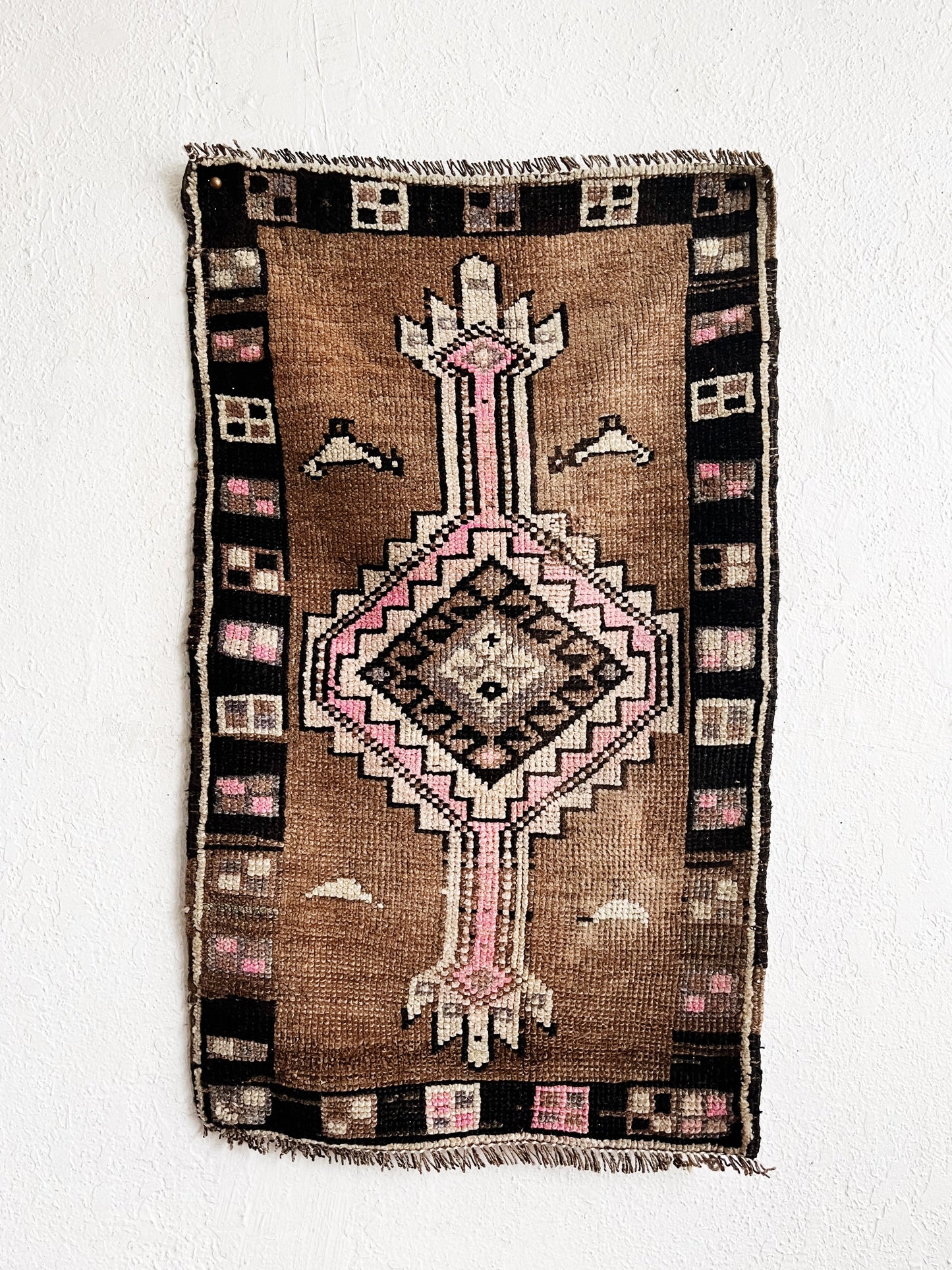 Vintage Turkish Mini Rug