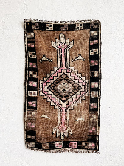 Vintage Turkish Mini Rug