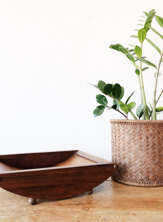 Vintage Wood Bentwood Bowl