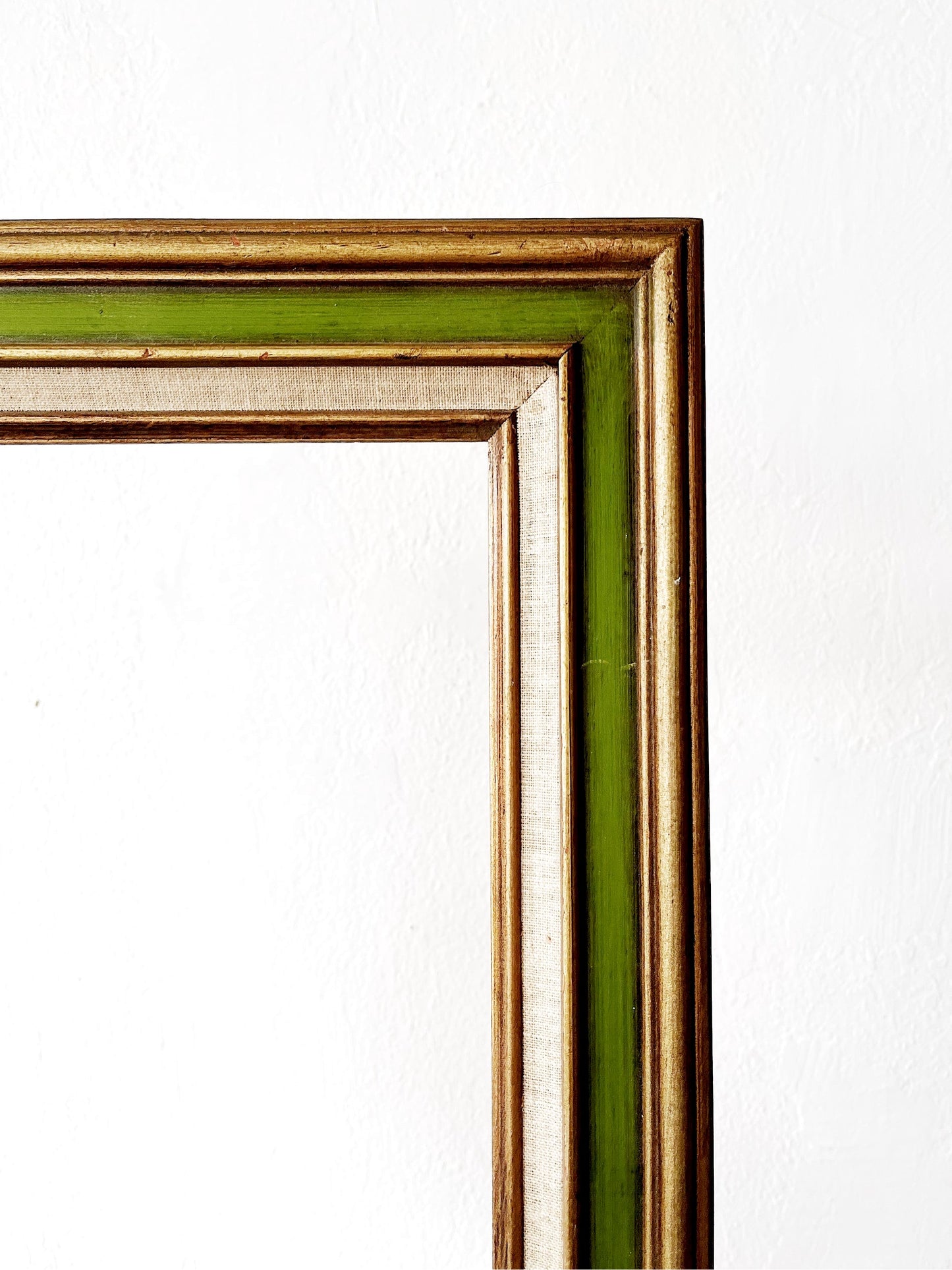 Mid Century Carved Wood Frame
