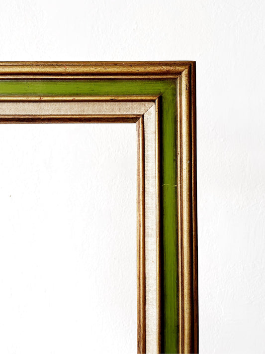 Mid Century Carved Wood Frame