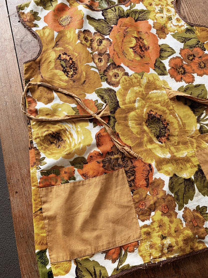 Vintage Floral Cotton Smock