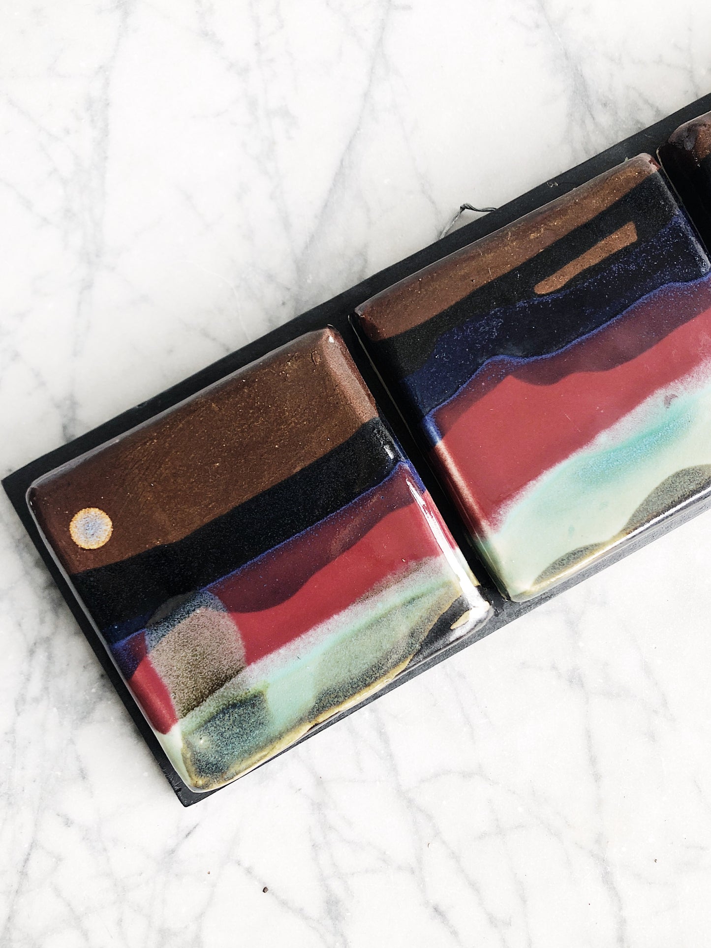Vintage Landscape Tile Art