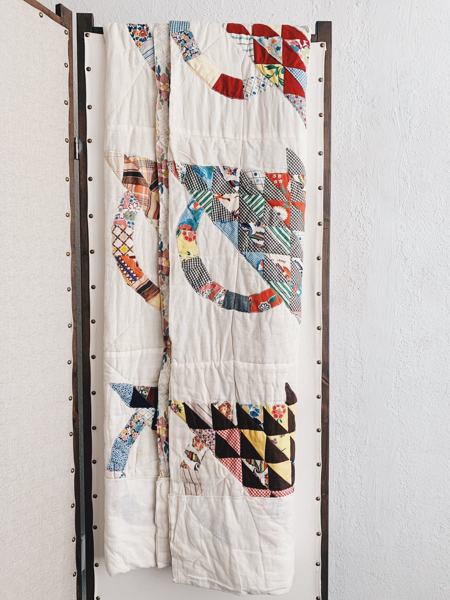 Vintage Handmade Cotton Quilt