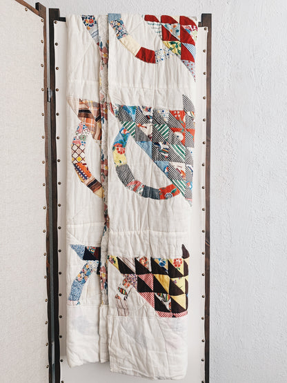 Vintage Handmade Cotton Quilt