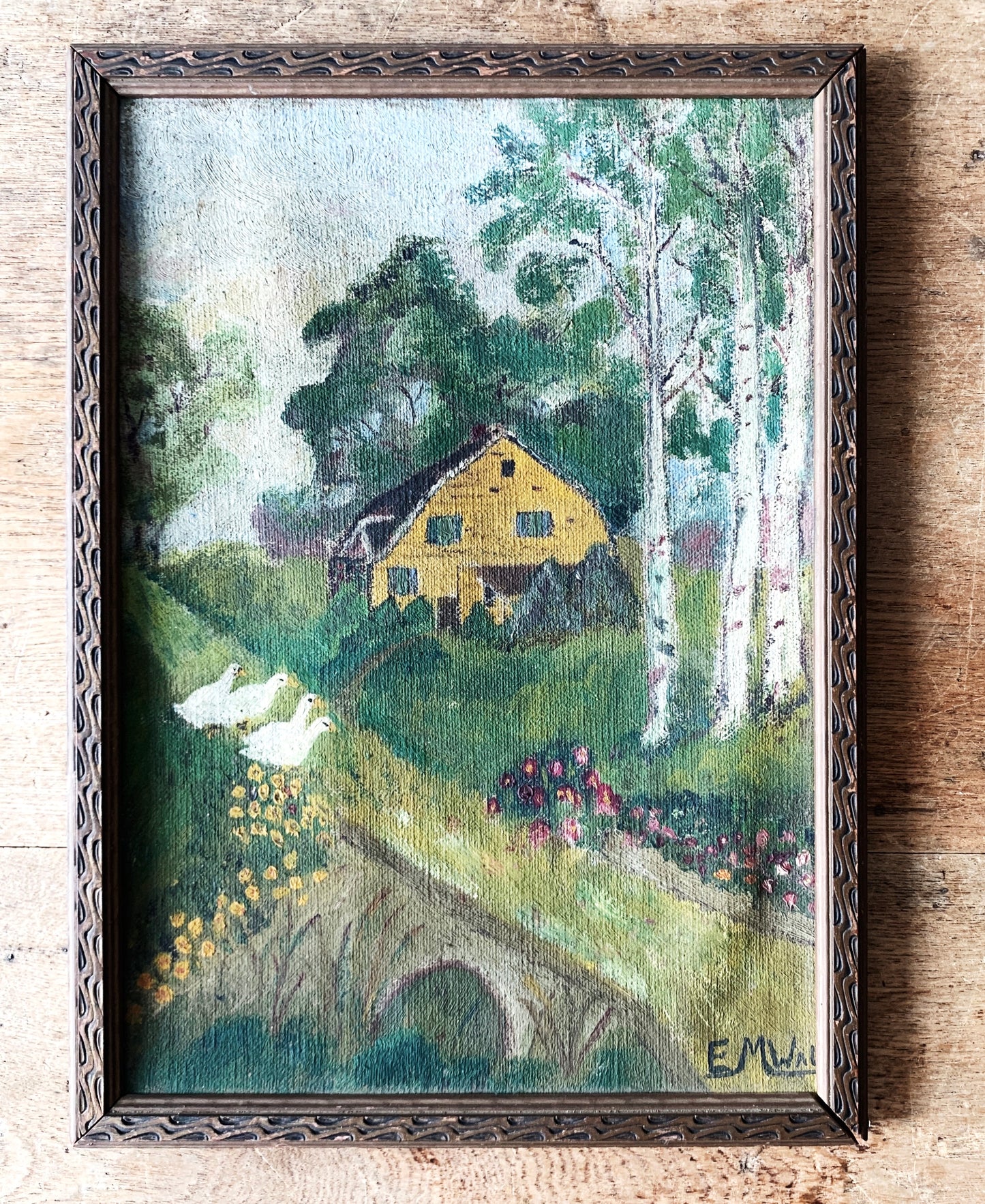 Vintage Framed Painting