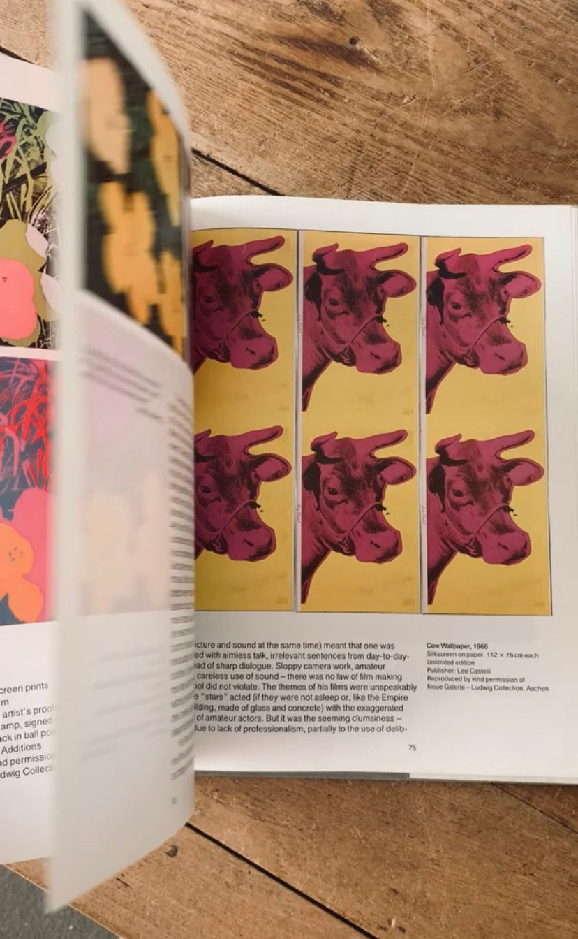Andy Warhol Vintage Art Book