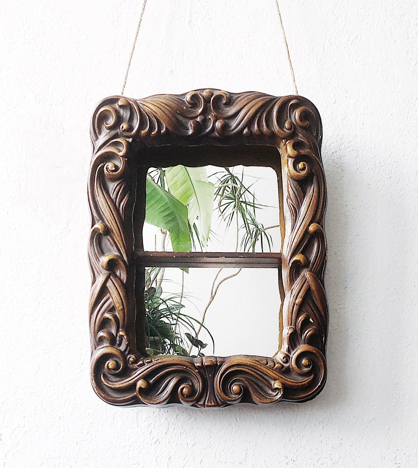 Vintage Rococo Style Mirror Shelf