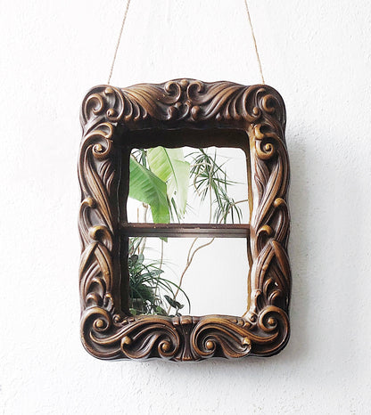 Vintage Rococo Style Mirror Shelf