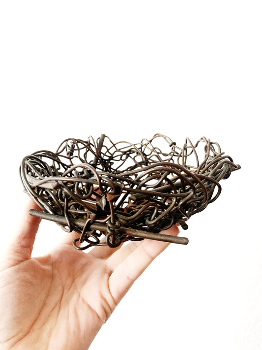 Hand Formed Copper Nest Sculpture