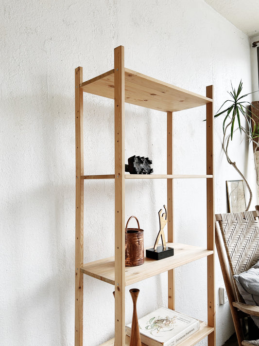 Tall Simple Wood Shelf