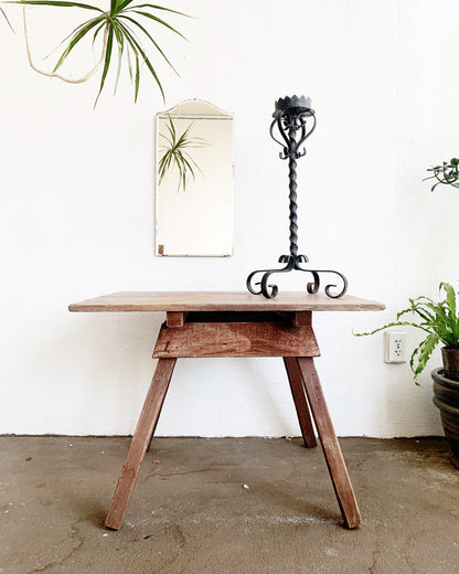Mid Century Iron Candelabra
