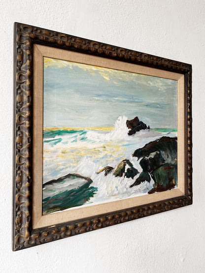 Vintage Seascape Painting