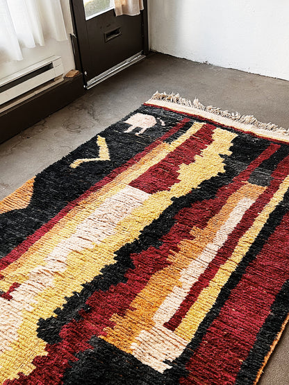 Vintage Moroccan Berber Rug