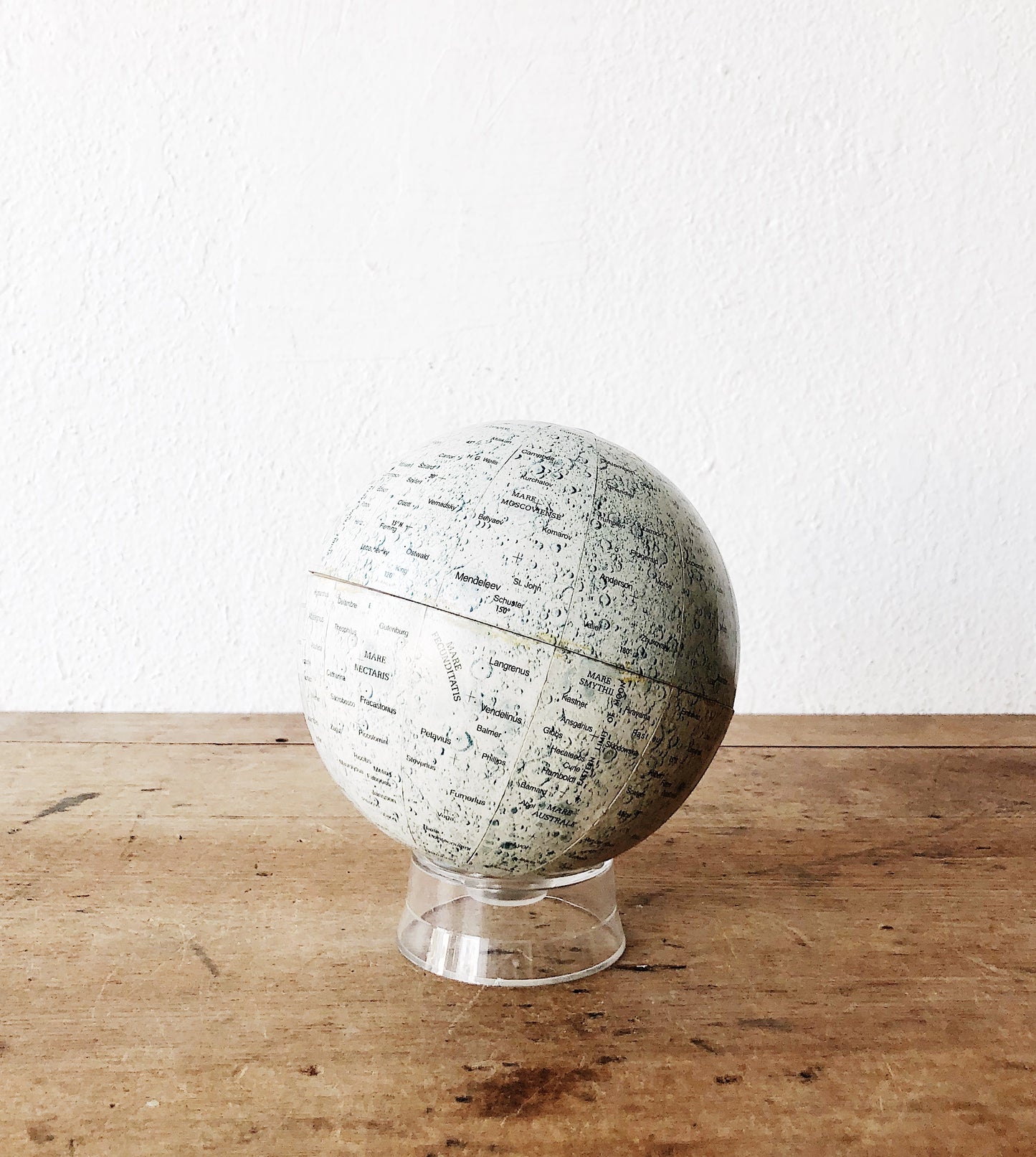 Vintage Moon Model with Magnifying Stand