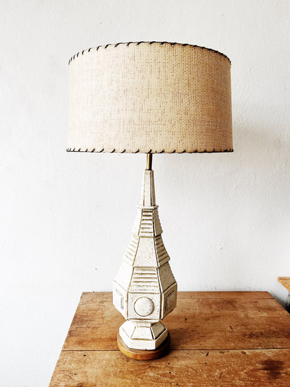 Mid Century Brutalist Style Lamp