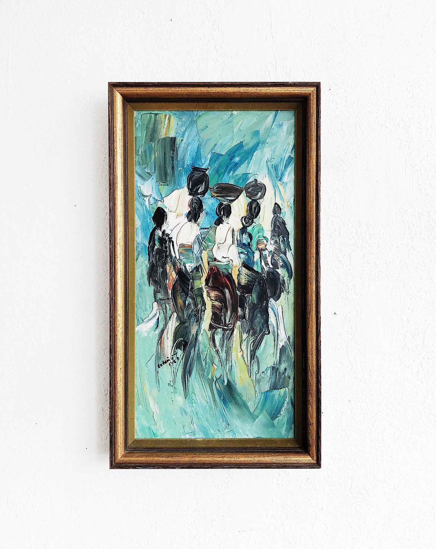 Vintage 1960s Oil Painting