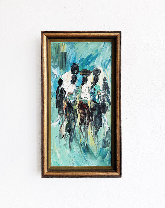 Vintage 1960s Oil Painting