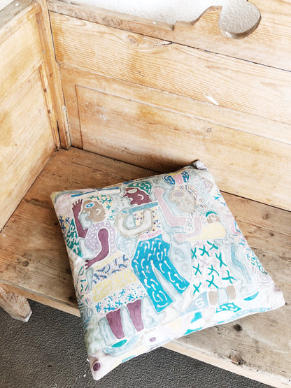 Vintage Batik Pillow