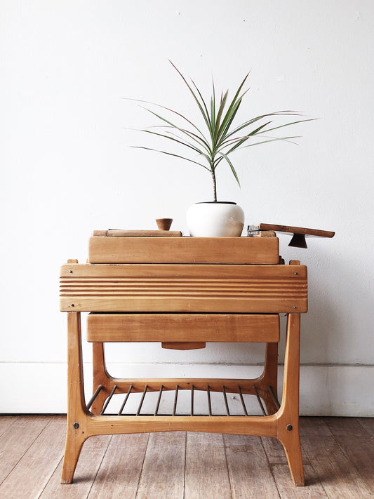Vintage Mid Century Sewing Chest