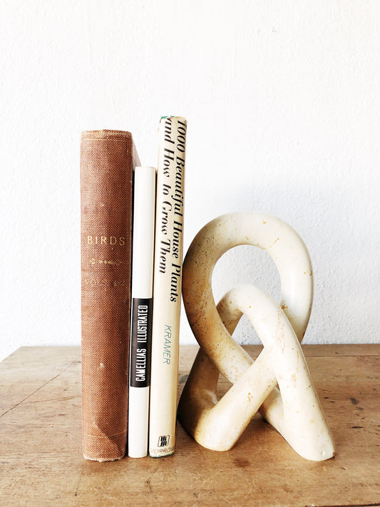 Vintage Soapstone Infinity Sculpture