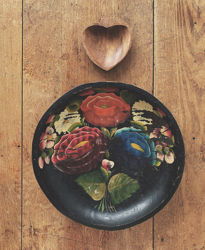 Small Carved Wood Dish