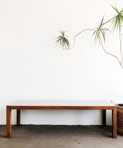 Vintage Parsons Leg Low Bench