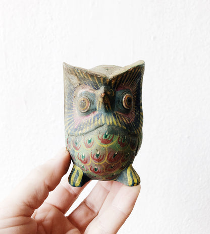 Vintage Clay Owl