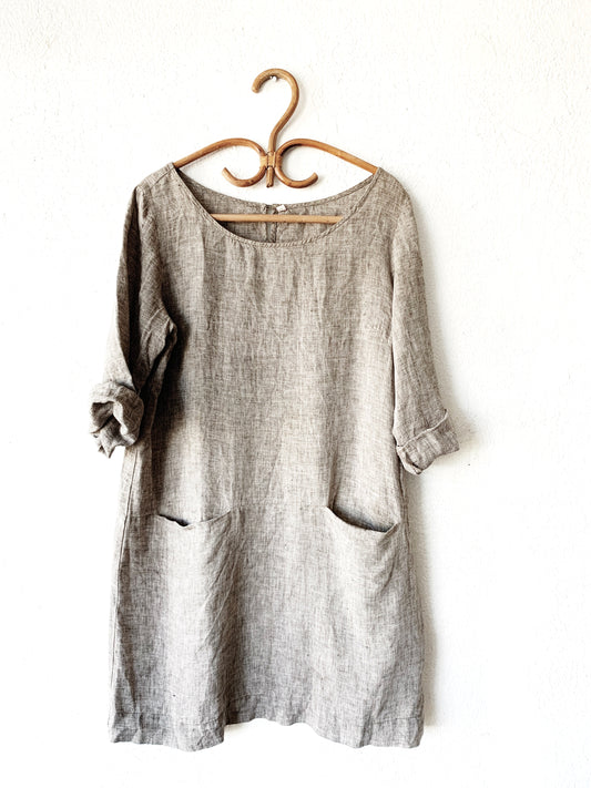 Linen Mini Dress / Tunic
