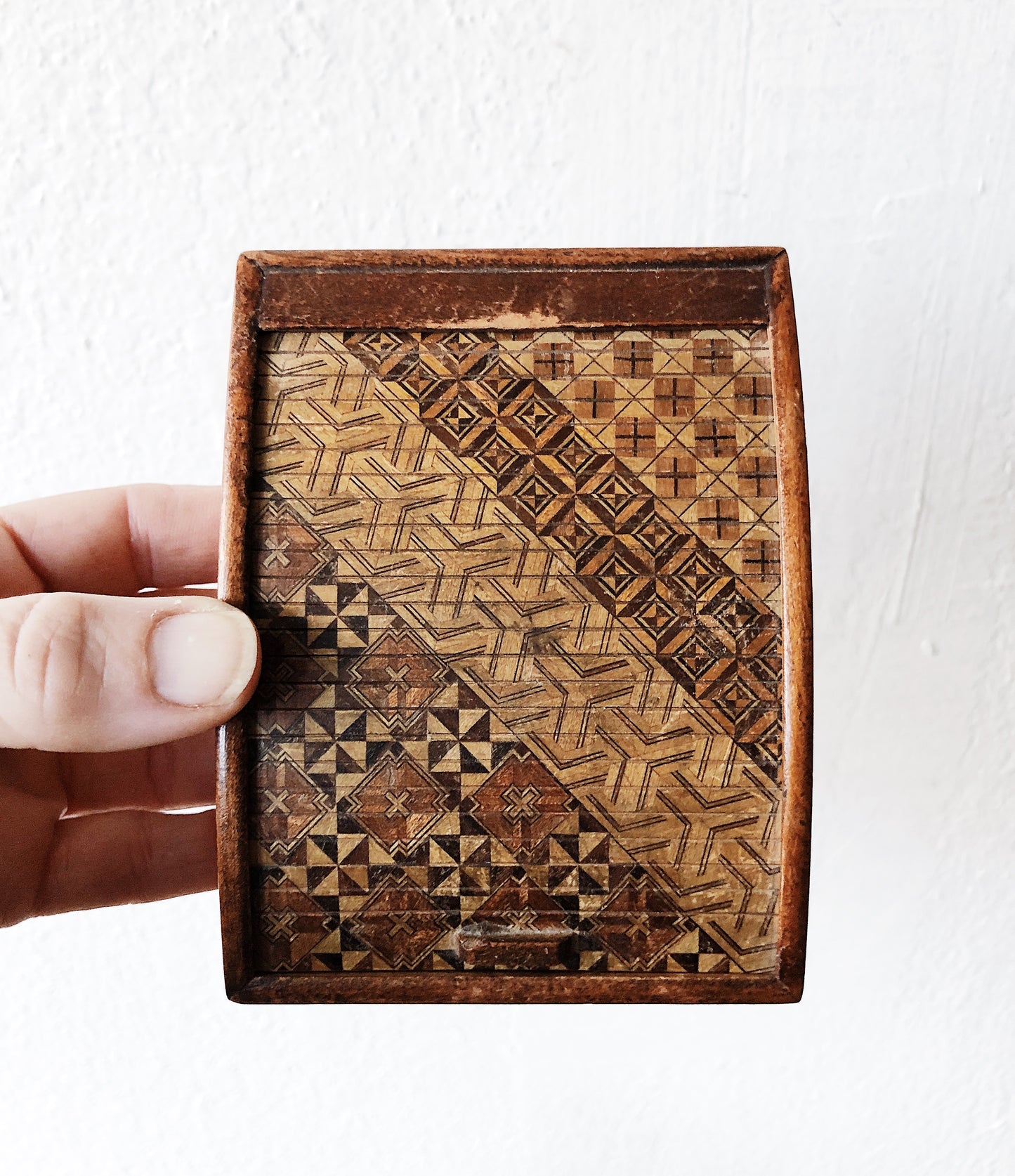 Petite Vintage Japanese Tambour Chest