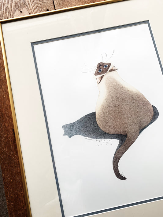 Vintage Framed Offset Lithograph