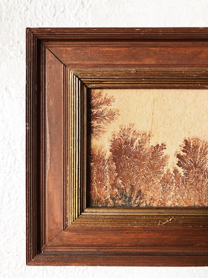 Vintage Framed Ceramic Art