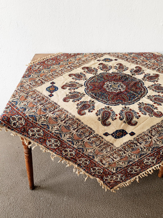 Vintage Cotton Block Print Textile