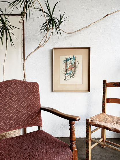 Large Mid Century Still Life Painting