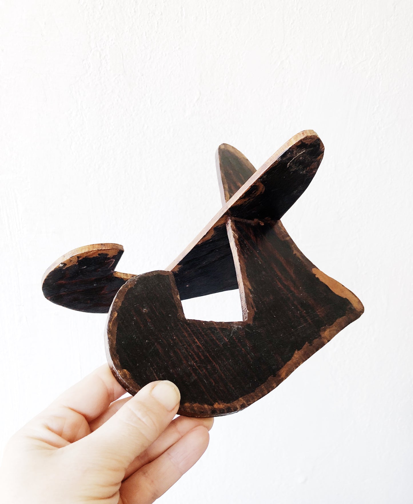 Vintage Folk Art Easel or Bookstand