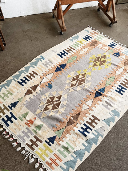 Turkish Wool Kilim Rug