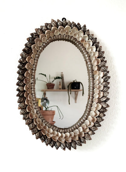 Vintage Shell Mirror