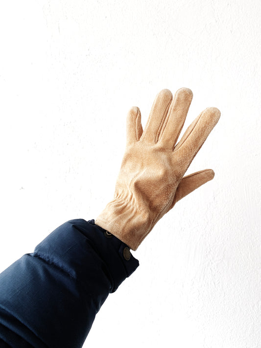Vintage Suede Gloves