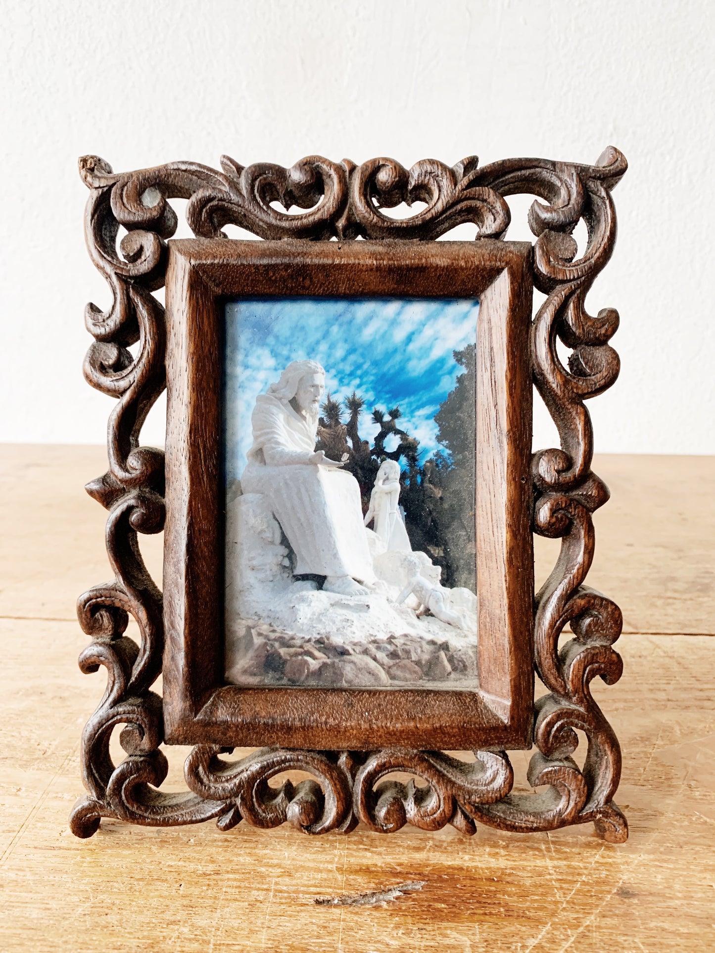 Vintage Carved Wood Frame