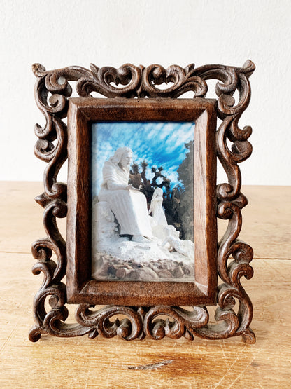 Vintage Carved Wood Frame