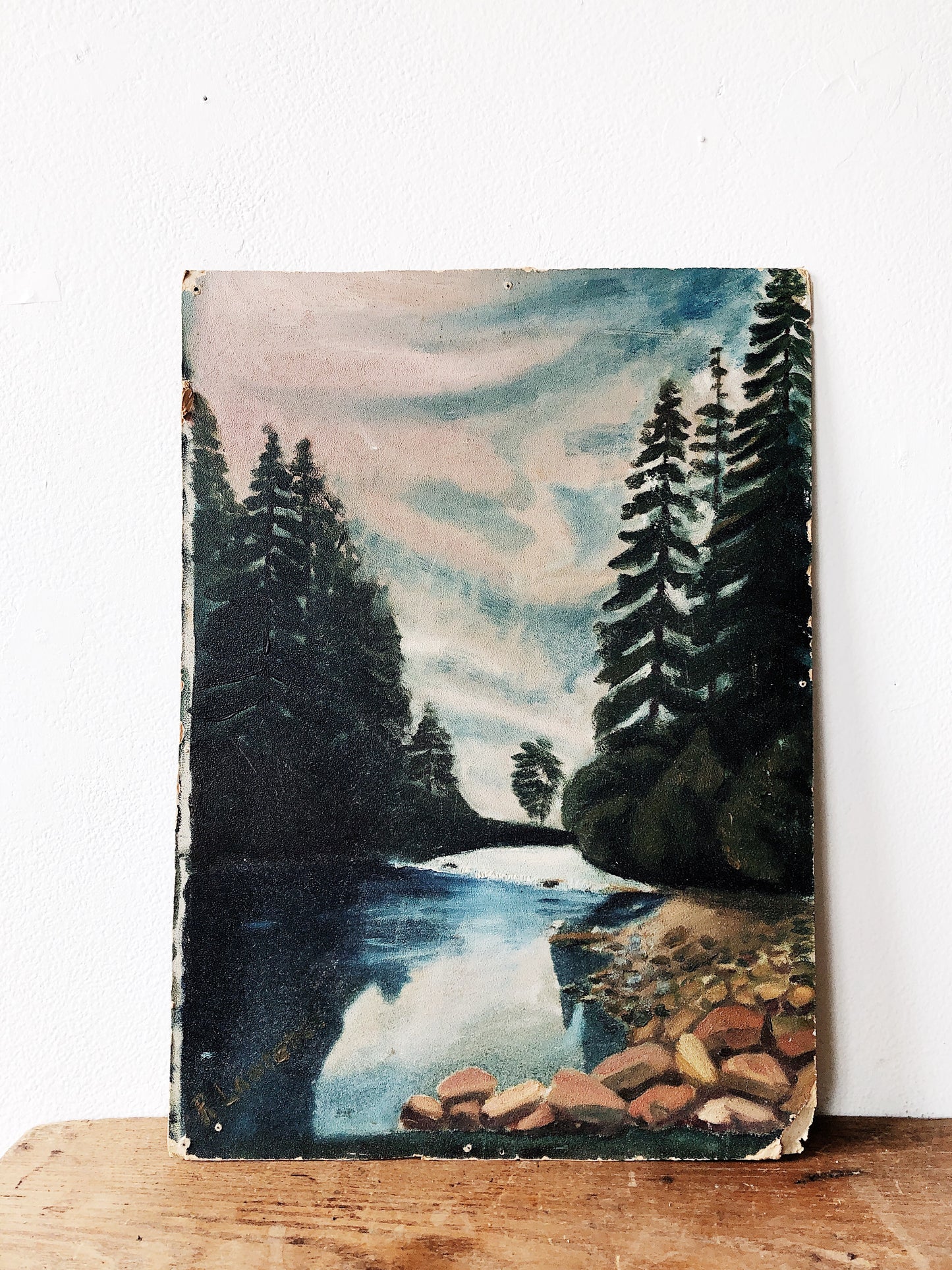 Antique Oil Landscape Paintings