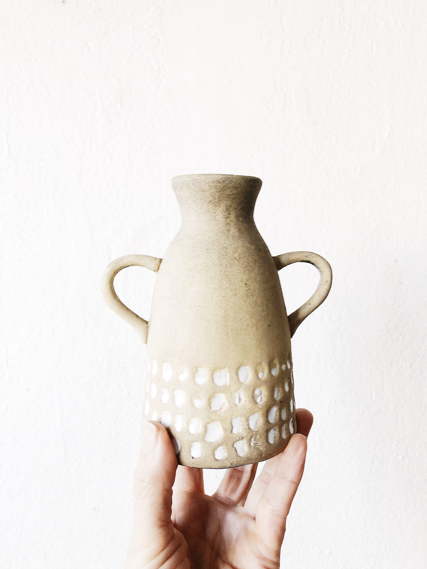 Vintage Handmade Pottery Vase