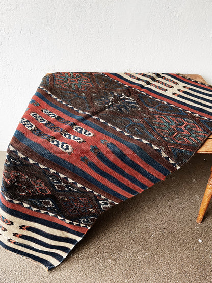 1920s Hand Knotted Wool Rug