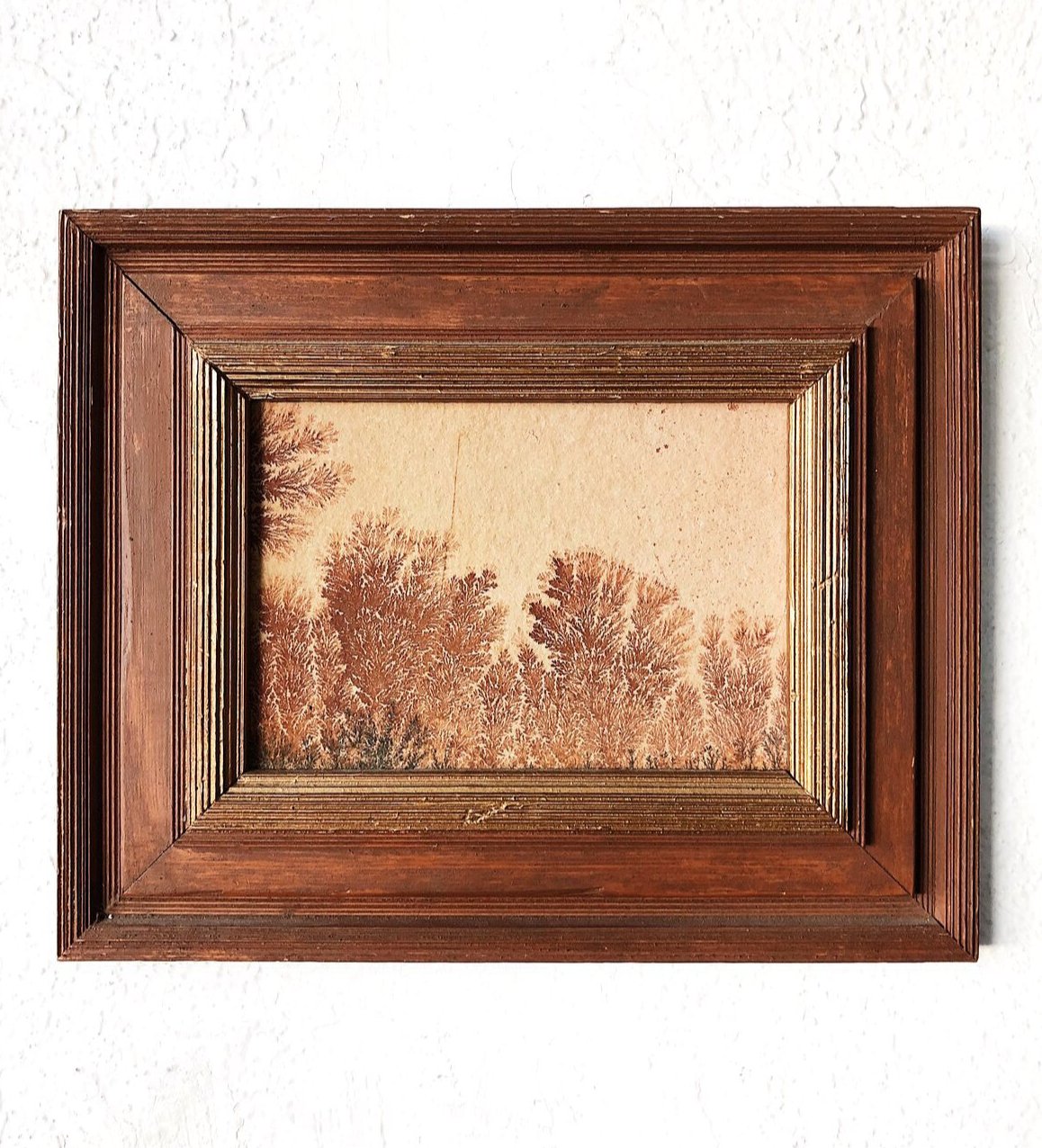 Vintage Framed Ceramic Art