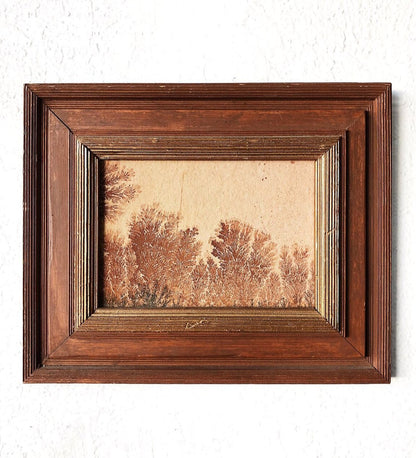 Vintage Framed Ceramic Art