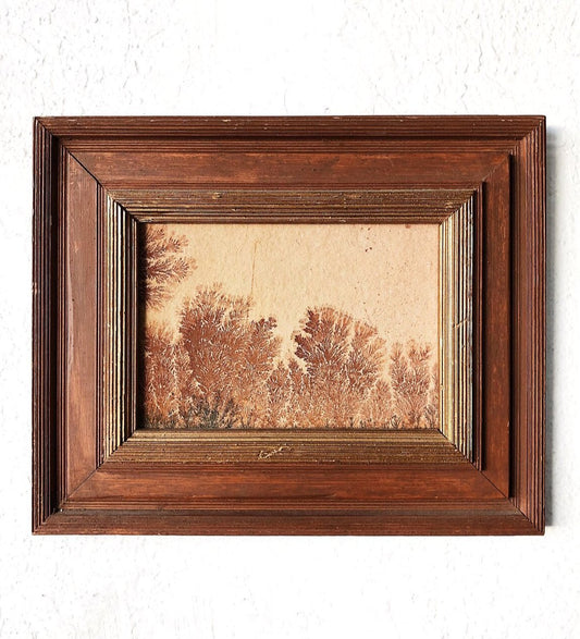 Vintage Framed Ceramic Art