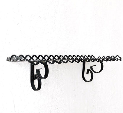 Vintage Metal Mesh Shelf