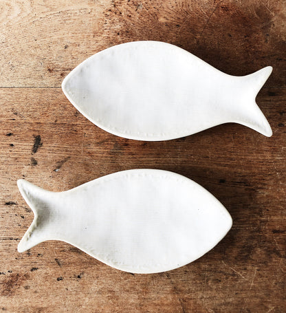 Pair of Vintage Ceramic Pisces Fish Dishes