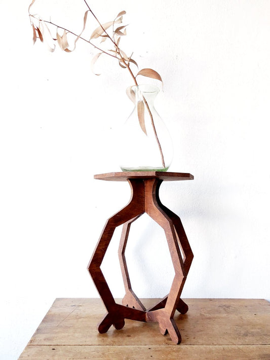 Handmade Geometric Plant Stand