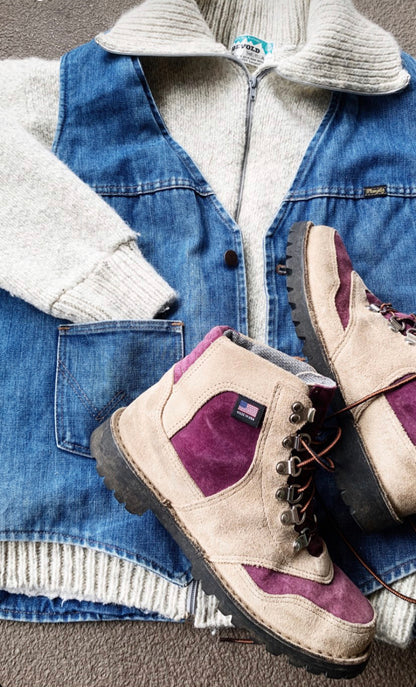Vintage Wrangler Shearling Lined Vest